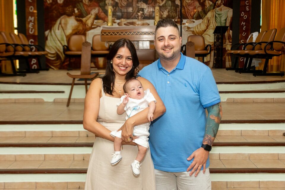 Miguel - Batizado realizado em Santos - Sp