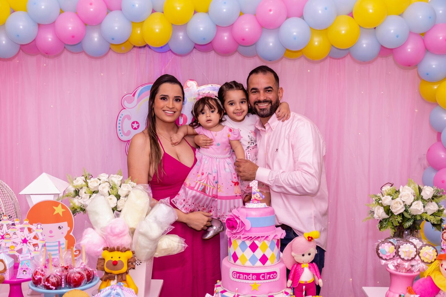 Aniversário da Helena 1 aninho - Realizado no Buffet Tendetudu Festa 2 em Santos, Sp