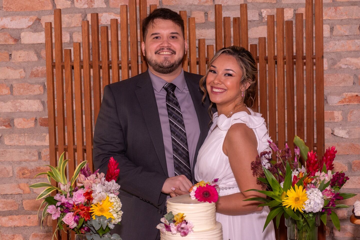 Thallya e Paulo - Casamento realizado em Santos - Sp
